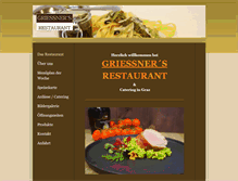 Tablet Screenshot of griessner.at